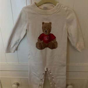GAP Kids White Bear Footie
